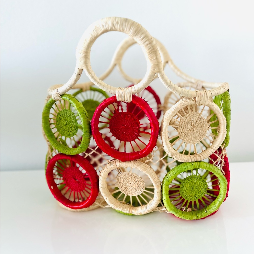 Vintage ‘60s raffia bag